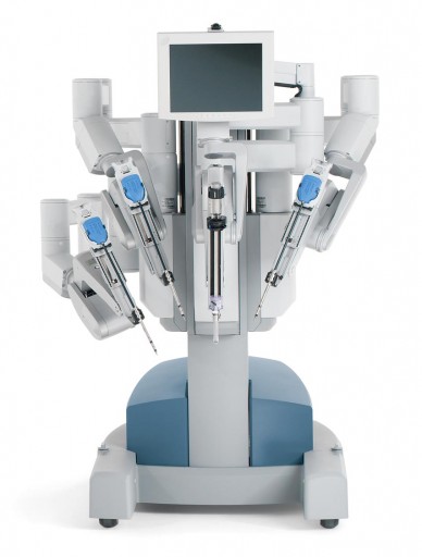 Robotic systems in the spotlight: The da Vinci robotic surgical system gives surgeons new tools for minimally invasive laparoscopic surgery. Originally developed by the Department of Defense for use as a robotic surgeon for the battlefield, it is now approved by the FDA.