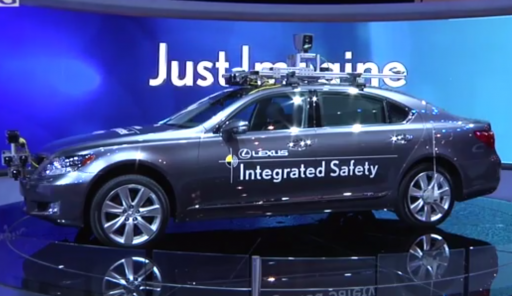 Lexus autonomous research car